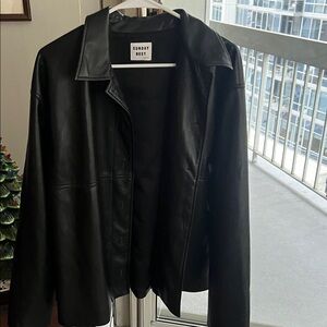 Sunday Best Classic Black Leather Jacket